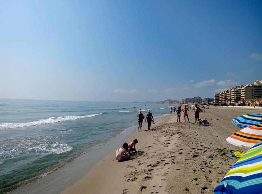 Apartamento En Primera Linea De Playa 木尔西亚 外观 照片