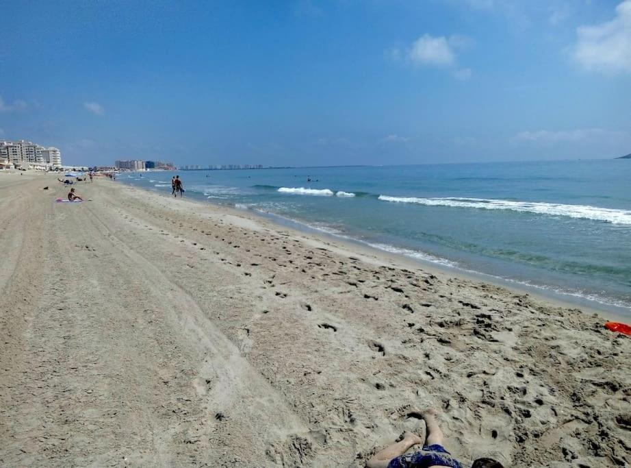 Apartamento En Primera Linea De Playa 木尔西亚 外观 照片