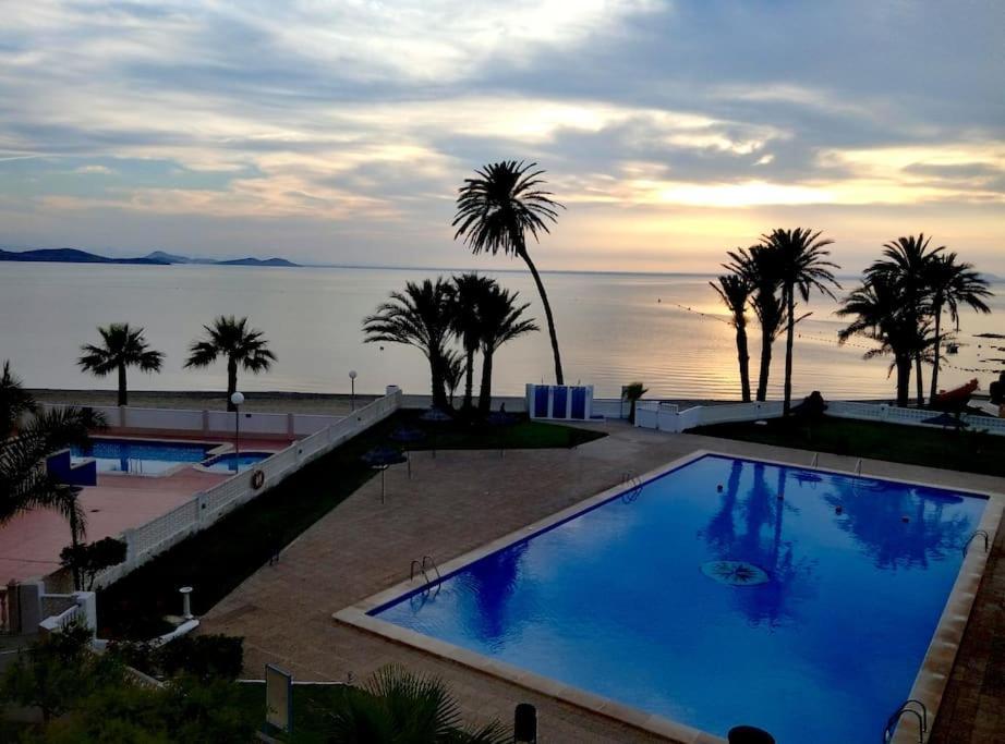 Apartamento En Primera Linea De Playa 木尔西亚 外观 照片